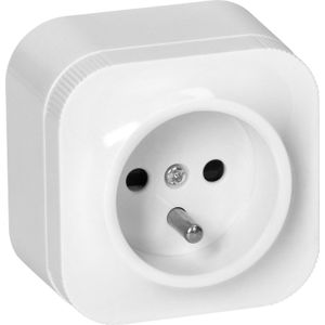 ORNO Gniazdo enkel ToDo 2P+met IP20, wit