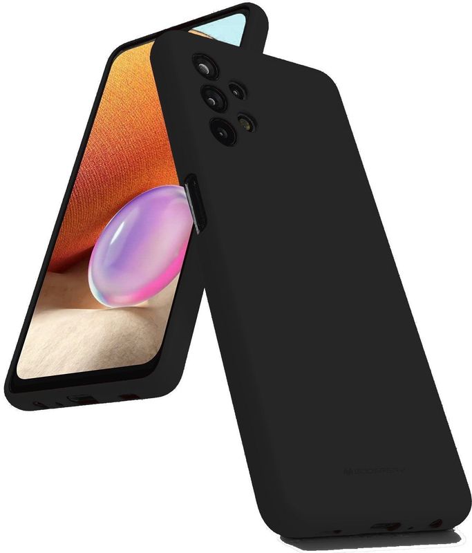 Mercury SILICONE CASE SAMSUNG A13 4G zwart / zwart