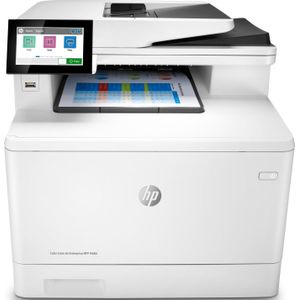 HP Color LaserJet Enterprise MFP M480f, Kleur, Printer voor Bedrijf, Printen, kopiëren, scannen, faxen, Compact formaat, Optimale beveiliging, Dubbelzijdig printen, Automatische documentinvoer voor 50 vellen, Energiezuinig
