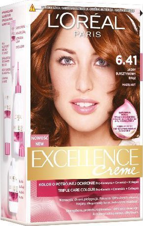 L’Oreal Paris Excellence Creme Cream Coloring 6,41 Bright Amber Bronze