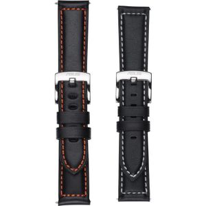 ASUS VivoWatch Strap (HC-S01) Polsband Zwart, Oranje Leer