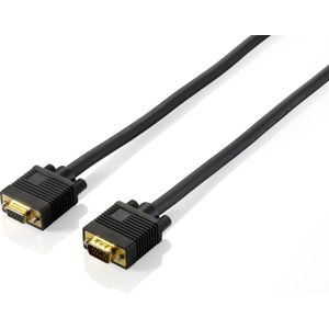 Equip 218130 VGA kabel 1,8 m VGA (D-Sub) Zwart