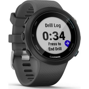 Garmin Swim 2 GPS-zwemhorloge leigrijs/zilver
