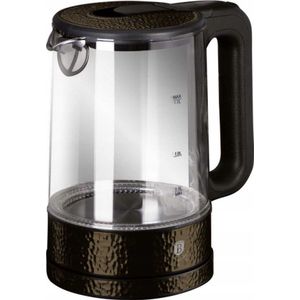 Berlinger Haus 9096 - Waterkoker Shiny Black - 1,7 Liter - 2200w - Glas