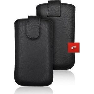 Partner Tele.com tas leer Forcell Slim Kora 2 - voor Iphon 6 Plus / 7 Plus / 8 Plus / XS Max / 11 Pro Max/ Samsung S10+/A10/A30s/A50 zwart