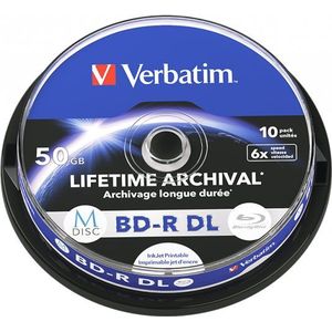 Verbatim MDISC BD-R DL 50 GB 10 stuk(s)