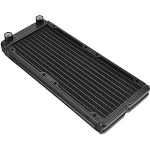 Thermaltake Pacific R240 (240mm, 2x G 1/4 inch,aluminum) radiator - zwart