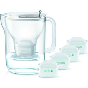 Brita waterfilterkan Style XL grijs + 4x wkład