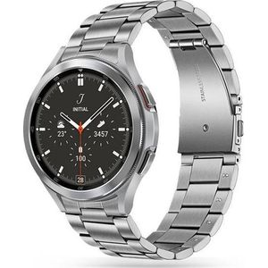 Tech-Protect armband Stainless Samsung Galaxy Watch 4 40/42/44/46mm zilver
