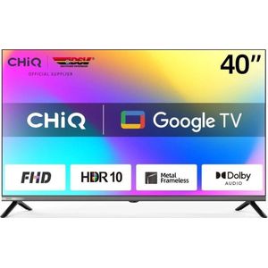 Chiq L40M9E TV 40 inch, Full HD, smart, Google TV, Dolby Audio, dbx-tv, HDR 10