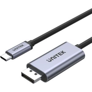 UNITEK V1409A tussenstuk voor kabels USB-C DisplayPort Zwart, Grijs