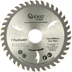 Geko tarcza voor hout 115x22x40T (G78001)