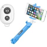 Blun Selfie stick serie voor selfie pilot Bluetooth tripod blauw/blauw