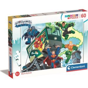 Clementoni Supercolor DC Comics Super Friends Legpuzzel 60 stuk(s) Strips