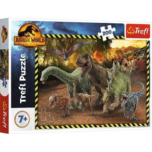 Trefl - Puzzles -  inch200 inch - Dinosaurs from the Jurassic Park / Universal Jurassic World