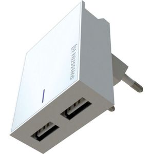 SWISSTEN oplader 2x USB-A 3 A (22045000)