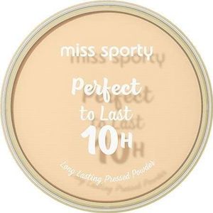 Miss Sporty _Perfect To Last 10H matte poeder voor gezicht 050 Transparent 9g