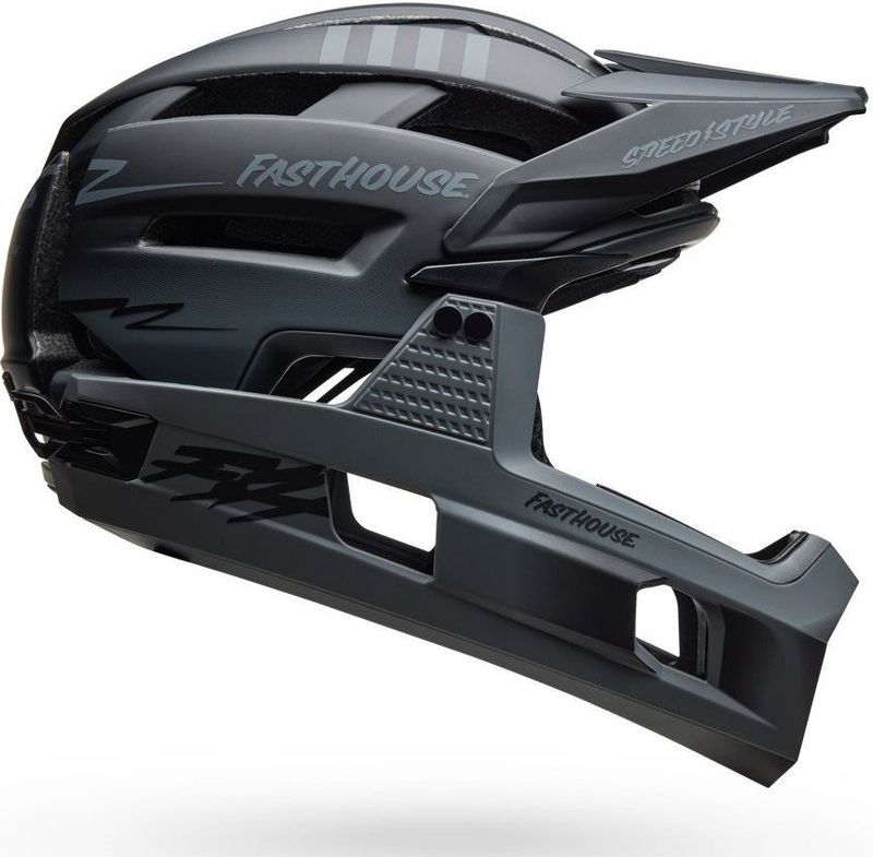 BELL helm full face SUPER AIR R MIPS SPHERICAL matte zwart fasthouse roz. L (59–63 cm) (NEW 2025)
