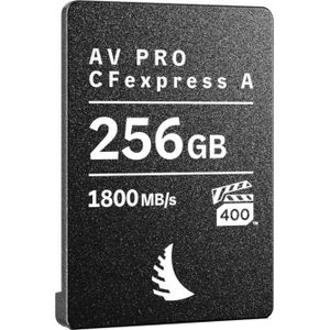 Angelbird Technologies AV PRO CFexpress A, 256 GB, CFexpress Type A, 1800 MB/s, 1650 MB/s, Magnet proof, temperatuur proof, zwart