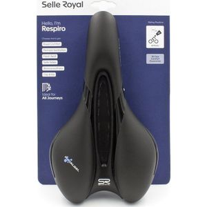 SELLE ROYAL Siodło SELLEROYAL RESPIRO SOFT ATHLETIC 45st. gel + elastomery unisex 398g (NEW 2023)