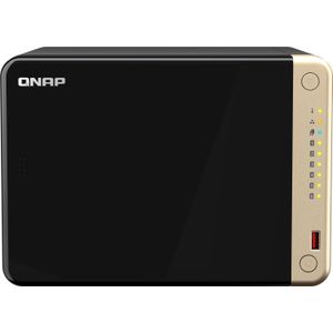 QNAP TS-664 NAS Tower Ethernet LAN Zwart N5095
