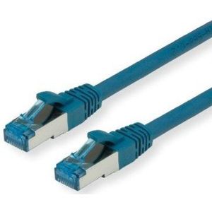 VALUE S/FTP Patch Cord Cat.6A (Class EA), blauw, 0,15 m