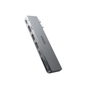 AXAGON 547 2 x USB 3.2 Gen 2 (3.1 Gen 2) Type-C 40000 Mbit/s Grijs