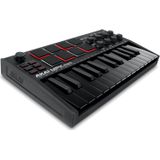 Akai MPK Mini MK3 Bedieningstoetsenbord Regelaar MIDI USB Zwart