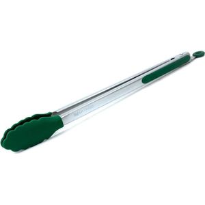 Big Green Egg Silicone Tipped Tongs 40Cm 16 inch Groen