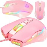 Onikuma muis muis gaming CW905 roze