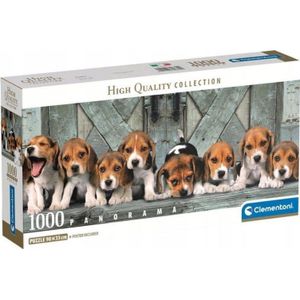 Clementoni puzzel 1000 stukjes Compact Panorama Beagle