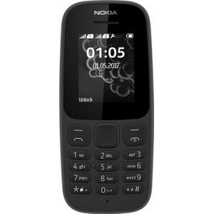 Nokia mobiele telefoon 105 (2019) Dual SIM zwart