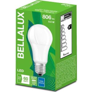 Bellalux lamp LED E27 8,5W ECO CL A FR 60 840 non-dim 806lm 4000K 4058075484931