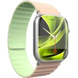 MOBILE ORIGIN Magnetic Watch Strap II, roze/licht groen - Apple Watch 49mm/46mm/45mm/44mm