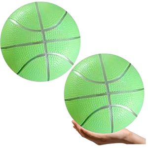 LEANToys strandbal rubber pastel Lekka groen 20cm
