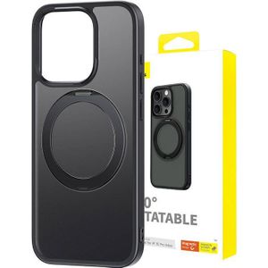 Baseus Magnetic Phone Case voor iPhone 15 ProMax CyberLoop Series (zwart)