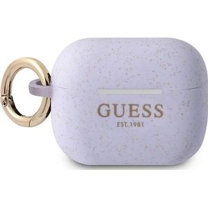 GUESS GUAPSGGEU AirPods Pro cover purpurowy/paars Silicone Glitter