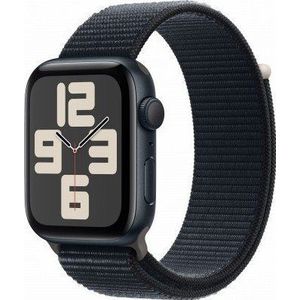 Apple Watch SE GPS 44mm Midnight Aluminium Case met Midnight Sport Loop