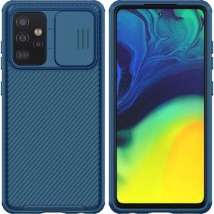 Nillkin CamShield Pro case voor Samsung Galaxy A52/A52S 4G/5G (blauw)