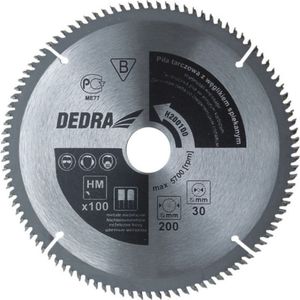 Dedra cirkelzaag voor aluminium 250x30mm 100z. - H250100