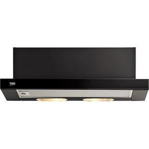 Beko CTB6250B afzuigkap 420 m³/uur Semi-inbouw (uittrekbaar) Zwart E