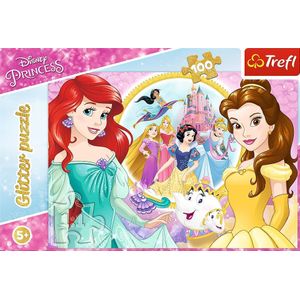 Puzzel Disney Princess (100 Stukjes) - Glitter en Glinsterend Ontwerp