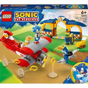 LEGO Sonic the Hedgehog Tails' werkplaats en Tornado vliegtuig - 76991