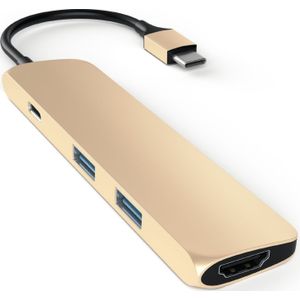 SATECHI USB-C 4K HDMI Multiport Adapter Gold ST-CMAG, USB 3.2