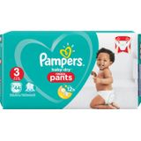 Pampers Baby-Dry Pants S3, 44 Luierbroekjes, Luchtdoorlatende Banen