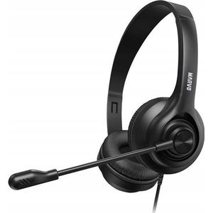 Marvo koptelefoon HP1001, headset, regelbaar głośności, zwart, 2 x 3.5 mm Jack