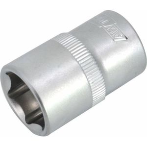 AWTools dop SZEŚCIOKĄTNA 1/2 inch KRÓTKA 30mm zwart LINE