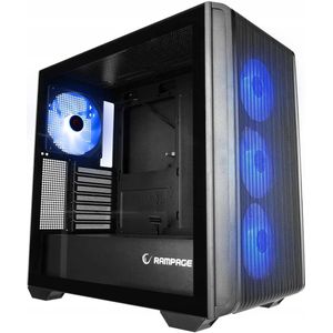 Rampage Craft behuizing PC 4x wentylatory ARGB zwart
