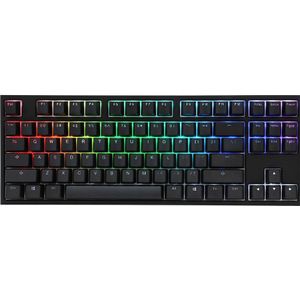 Ducky One 2 TKL PBT Gaming toetsenbord, MX-blauw, RGB LED - zwart
