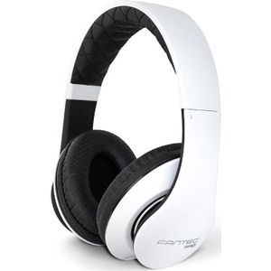 Fantec SHP-3 wit/zwart Stereo hoofdtelefoon met microfoon, A